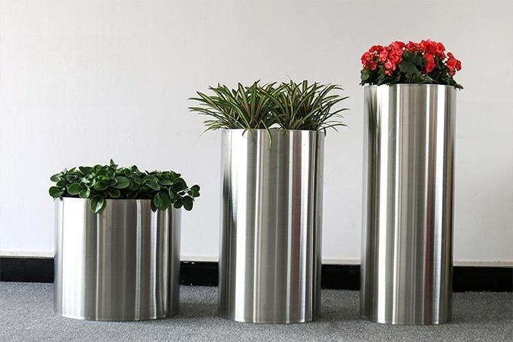 High Rust and Corrosion Resistance Stainless Steel Flowerpot